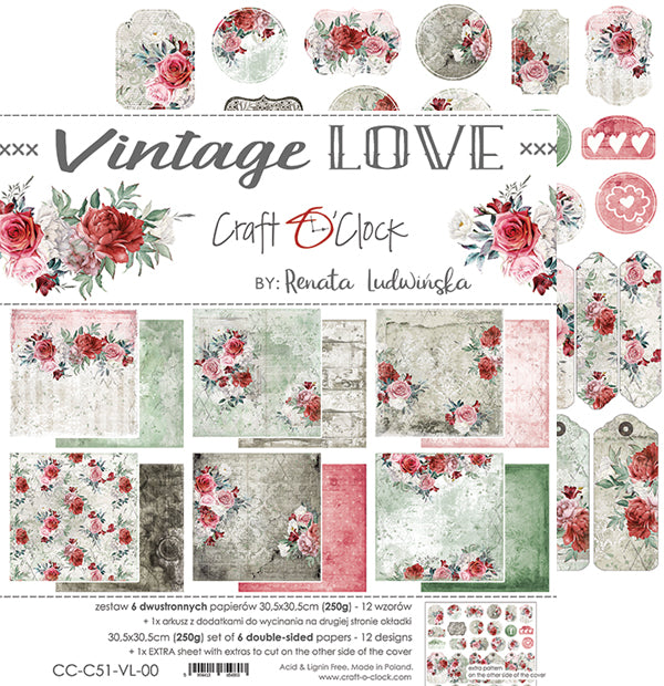 Craft O'Clock -  VINTAGE LOVE