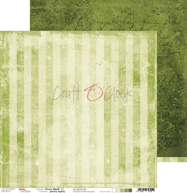 Craft O'Clock -  BASIC 01 - GREEN MOOD