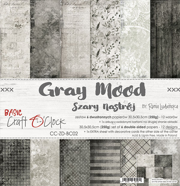 Craft O'Clock -  BASIC 02 - GRAY MOOD