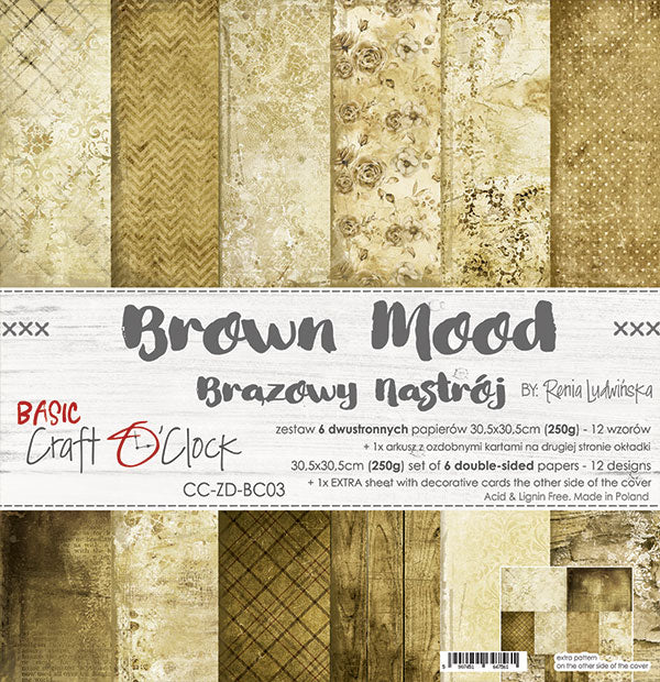 Craft O'Clock -  BASIC 03 - BROWN MOOD
