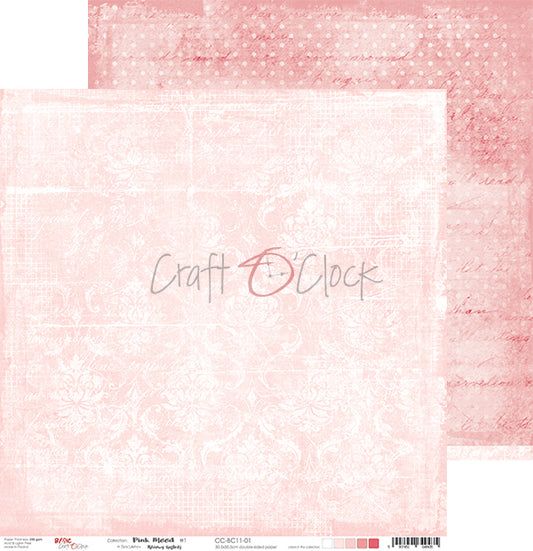Craft O'Clock -  BASIC 11 - PINK MOOD