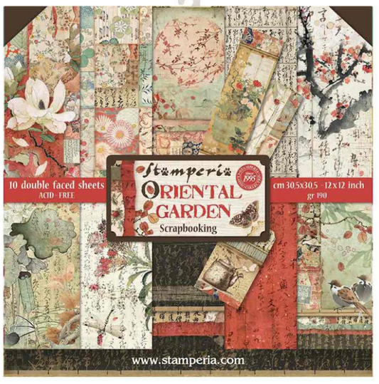 Stamperia -  Oriental Garden paper pack