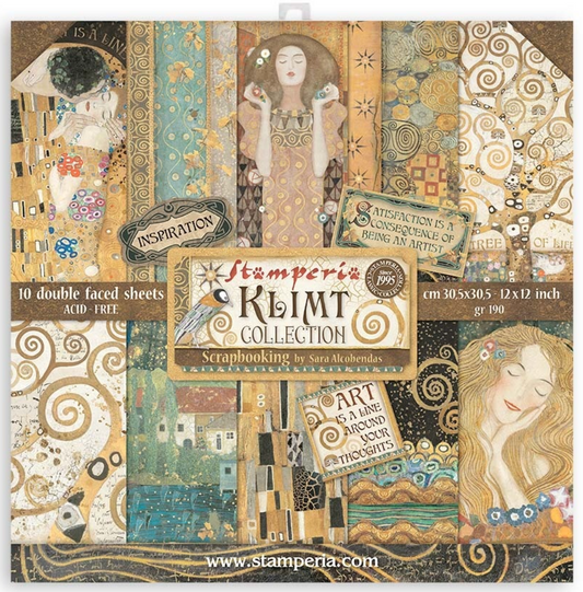 Stamperia -  Klimt Collection paper pack