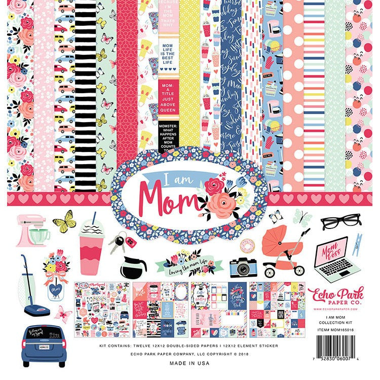 Echo Park - I am mom 12x12 inch collection kit