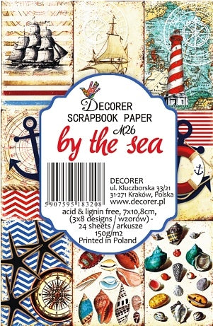 Decorer -  By the sea 7x10,8 cm scrapbook papier