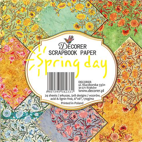Decorer -  Spring day 6x6 scrapbook papier