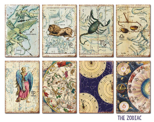 Decorer - The Zodiac 7x10.8 cm scrapbook paper