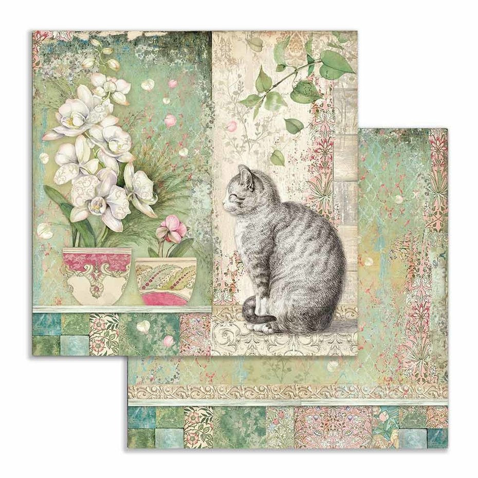Stamperia -  Orchids and Cats paper pack