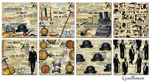 Decorer - Gentlemen 6x6 scrapbook paper